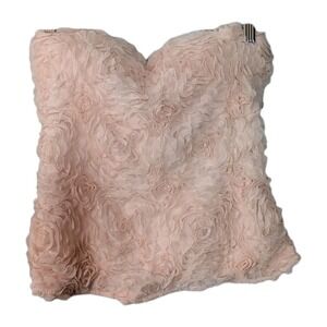 NWT XL Women Soft Girl Roses Ren Fair Bustier Corset Fairycore Coquette Cosplay